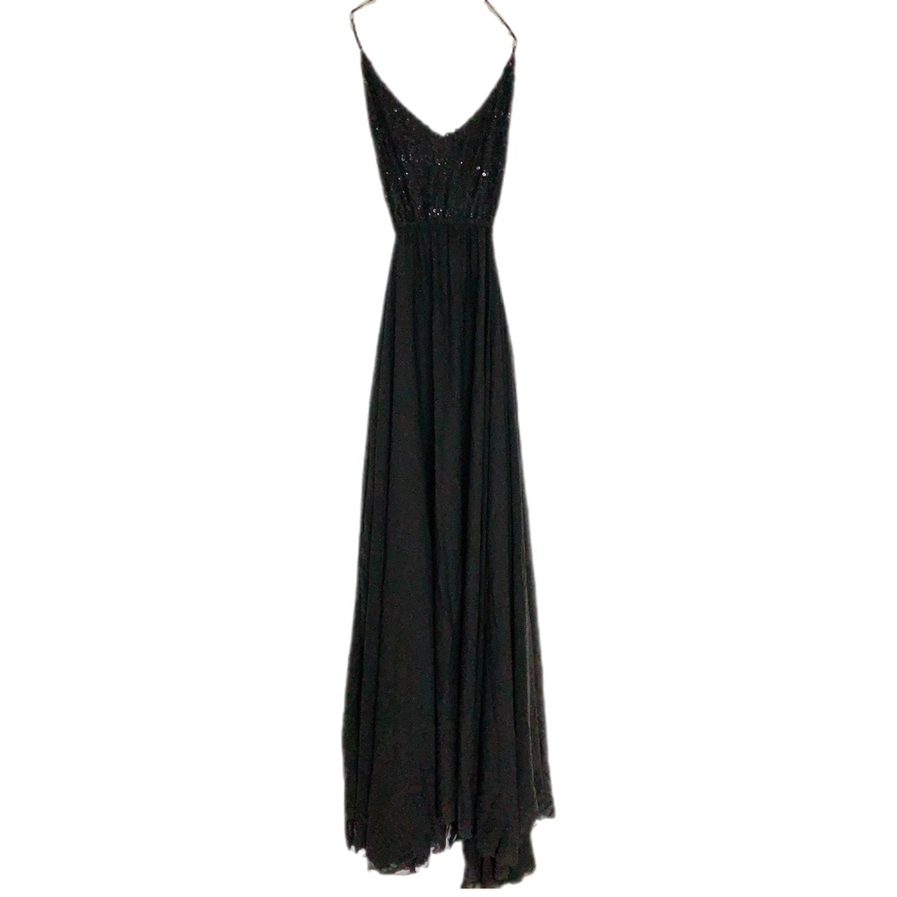 NWT Black Sequin Maxi Dress Size M